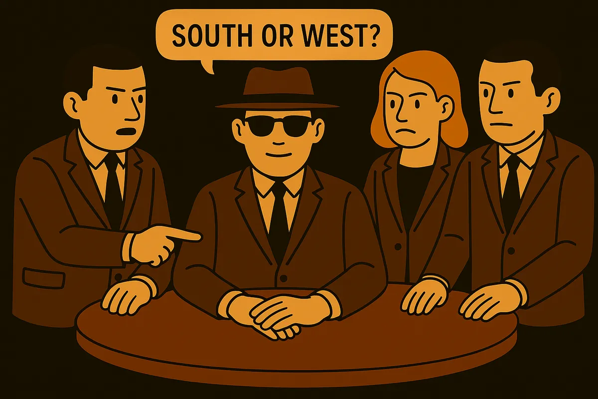 Gameplay — Go around the table and ask each other questions about the word.